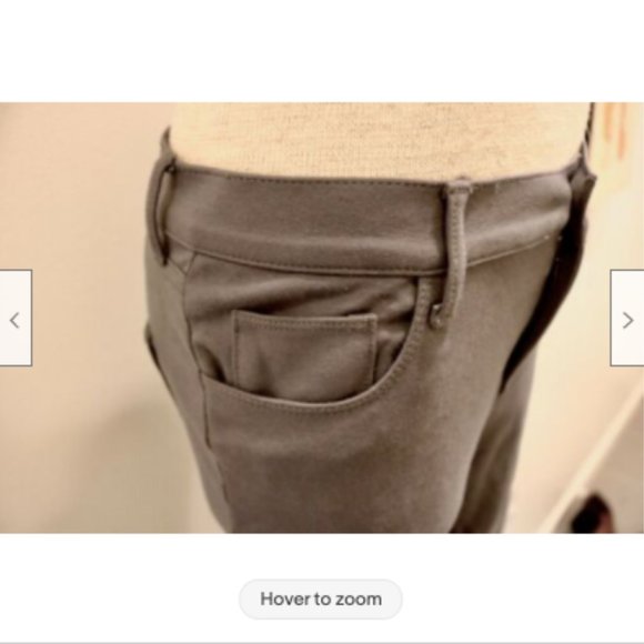 M GRAY Yummie by Heather Thomson Tyler Skinny Leg Pants Medium Jegging Leggings - Picture 6 of 12